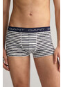 SPODNÍ PRÁDLO GANT STRIPE TRUNK 3-PACK modrá S