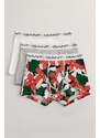 SPODNÍ PRÁDLO GANT FLORAL PRINT TRUNK 3-PACK zelená S