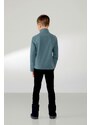 POIVRE BLANC W22-1550-JRBY MICRO FLEECE SWEATER THUNDER GREY