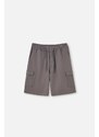 Dagi Gray Cargo Shorts with Pocket