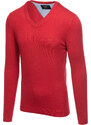 Ombre Clothing Pánský svetr - červená E191