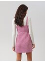 Sinsay - Mini šaty s pepitovým vzorem - fialová