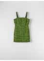 Sinsay - Mini šaty s pepitovým vzorem - neonová