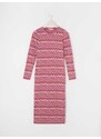 Sinsay - Vzorované midi šaty - vícebarevná