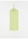 Sinsay - Mini šaty s ozdobným vázáním - zelená