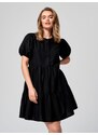 Sinsay - Mini šaty babydoll - černá