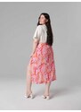 Sinsay - Midi sukně s rozparkem - růžová