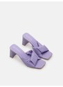 Sinsay - Pantofle na podpatku - fialová