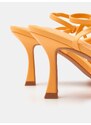 Sinsay - Sandály na širokém podpatku - oranžová