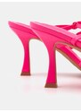 Sinsay - Sandály na širokém podpatku - sytě růžová