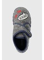 Dětské papuče Geox šedá barva