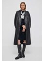 Manšestrové šaty Polo Ralph Lauren tmavomodrá barva, mini, oversize