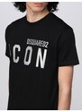 DSQUARED2 Icon Logo Black tričko