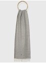 Vlněná šála Polo Ralph Lauren šedá barva