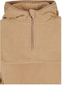 URBAN CLASSICS Ladies Polar Fleece Pull Over Hoody - unionbeige