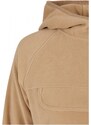 URBAN CLASSICS Ladies Polar Fleece Pull Over Hoody - unionbeige