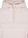 URBAN CLASSICS Ladies Polar Fleece Pull Over Hoody - pink