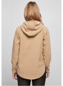 URBAN CLASSICS Ladies Polar Fleece Pull Over Hoody - unionbeige