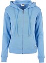 URBAN CLASSICS Ladies Organic Terry Zip Hoody - horizonblue