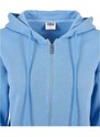 URBAN CLASSICS Ladies Organic Terry Zip Hoody - horizonblue