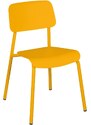 Žlutá hliníková zahradní židle Fermob Studie