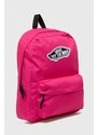 Batoh Vans růžová barva, velký, s aplikací