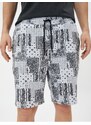 Koton Shorts Tie Waist Pocket Cotton Ethnic Pattern