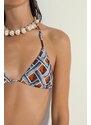 Nefes İstanbul X DeFacto Printed Bikini Top