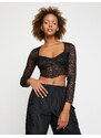 Koton Lace Corset Bustier Long Sleeve