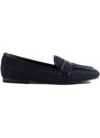 Women's elegant loafers black Shelvt