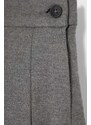 Dětská sukně United Colors of Benetton šedá barva, mini, áčková