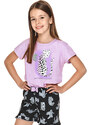 Dívčí pyžamo 2706 Misza violet - TARO