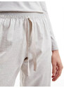 Dámské pyžamo QS6350E 1T6 - béžová - Calvin Klein