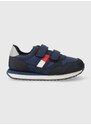 Dětské sneakers boty Tommy Hilfiger tmavomodrá barva