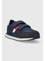 Dětské sneakers boty Tommy Hilfiger tmavomodrá barva