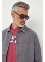Džínová bunda Pepe Jeans Blaine pánská, šedá barva, přechodná