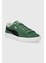 Semišové sneakers boty Puma Suede Classic XXI zelená barva, 374915