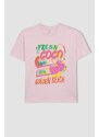 DEFACTO Girl Oversize Fit Short Sleeve T-Shirt