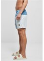 URBAN CLASSICS 3 Block Swim Shorts - pastelblue