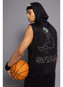 DEFACTO Standard Fit Hooded Short Sleeve Shaquille O'Neal Licensed Undershirt