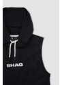 DEFACTO Standard Fit Hooded Short Sleeve Shaquille O'Neal Licensed Undershirt