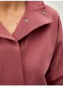 LC Waikiki Women's Standing Collar Straight Long Sleeve Cotton Sweatshirt