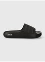 Pantofle adidas Originals Adilette Ayoon dámské, černá barva, na platformě