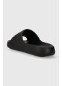 Pantofle adidas Originals Adilette Ayoon dámské, černá barva, na platformě