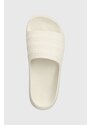 Pantofle adidas Originals dámské, bílá barva, na platformě