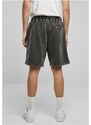 URBAN CLASSICS Heavy Sand Washed Sweat Shorts - black