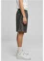 URBAN CLASSICS Heavy Sand Washed Sweat Shorts - black