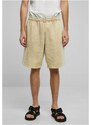 URBAN CLASSICS Heavy Sand Washed Sweat Shorts - unionbeige