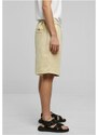 URBAN CLASSICS Heavy Sand Washed Sweat Shorts - unionbeige