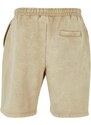 URBAN CLASSICS Heavy Sand Washed Sweat Shorts - unionbeige